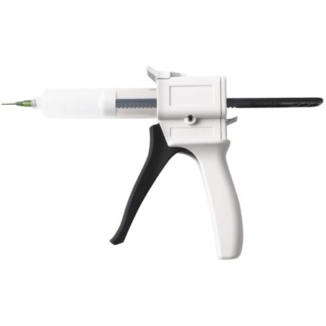 Pistola de pegamento universal Dispensador de 30 ml Pistola de pegamento Mango ergonómico Plásticos de ingeniería con aguja de jeringa Putter para exprimir y exprimir pegamento (1/5)