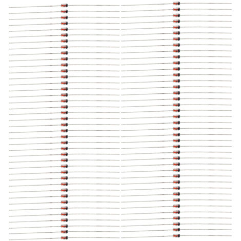Diodo 500 piezas Diodo de conmutación rápida 1n4148 200ma 100v Componentes electrónicos Circuito de control industrial Material conductor para conexión de circuito (1/5)