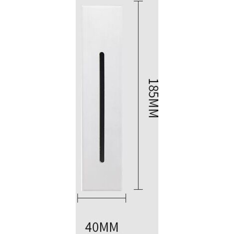 Luz LED para armario con sensor de movimiento, luz cálida de 3000k para dormitorio de niños, baño, armario, pasillo, interruptor de tira (blanco) (1/5)