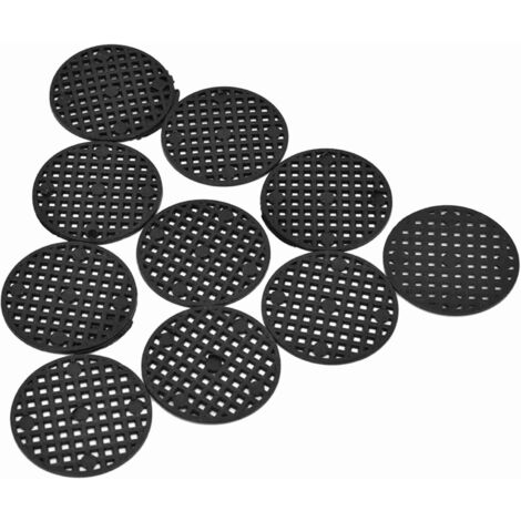 Tapete de malla para maceta de jardinería, 10 Uds., rejilla inMetalior para maceta de bonsái (4,5 cm)