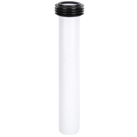 Tanque de agua de inodoro oculto blanco, tubo de descarga recto, tubo de descarga alargado, accesorio para inodoro (1/5)