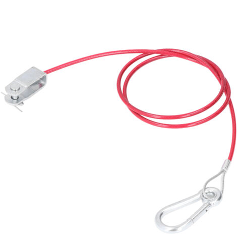 Cable de seguridad para remolque de acero inoxidable anticaída de 3,3 pies universal para automóviles (1/5)