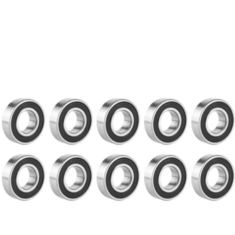 10 piezas 6205-2RS Rodamiento de bolas de ranura profunda de alta velocidad con doble sellado (1/5)