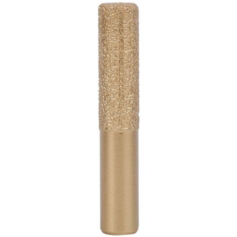 Brocas de diamante de vástago recto soldadas con oro para cortador de juntas de mármol y piedra de cuarzo de 12,7 x 13,5 x 75 mm (1/5)