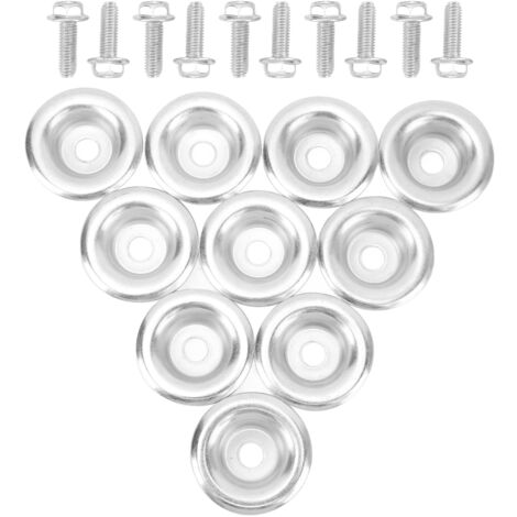 20 pernos y arandelas para placa de deslizamiento UTV 7556065, repuesto de metal resistente para Polaris RZR 570 800 900 (1/5)