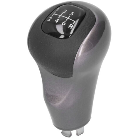 Perilla de cambio de marchas MT de 6 velocidades de repuesto para Honda Civic DX EX LX 2006-2011, color negro (1/5)