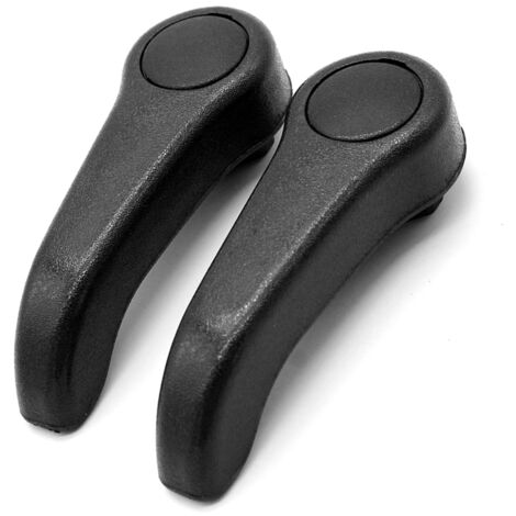 Manijas de repuesto para asientos de Renault Clio MK2 Sedán, kit de ajuste de palanca (negro) (1/5)