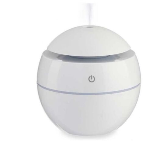 Mini humidificador portátil de aromaterapia, alimentado por USB, funcionamiento ultrasilencioso, blanco (1/3)