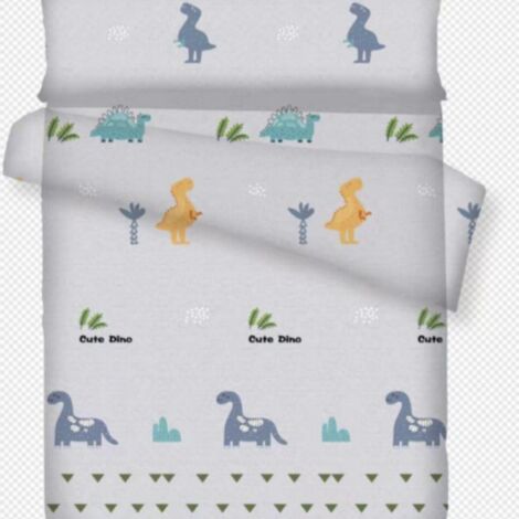 Juego de cama con estampado de dibujos animados, lavable, súper suave, incluye sábana ajustable, sábana plana y funda de almohada Multicolor 8,90