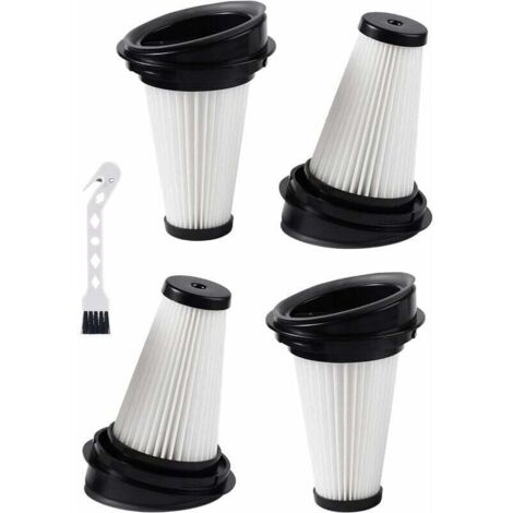 Juego de 4 filtros de repuesto para aspiradora escoba Rowenta X-pert 3.60, X-Pert 160, RH72xxx, RH6921WO, RH6933WO, RH6971WO y RH6974WO ZR005202 (1/5)