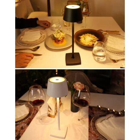 Lamparita Noche Ajustable Brillo Memoria Lámpara De Mesa Solar Recargable | 3 Modos Color, Brillo Ajustable | IP65 Resistente Agua | Para Interior Y Exterior Luz A Pilas