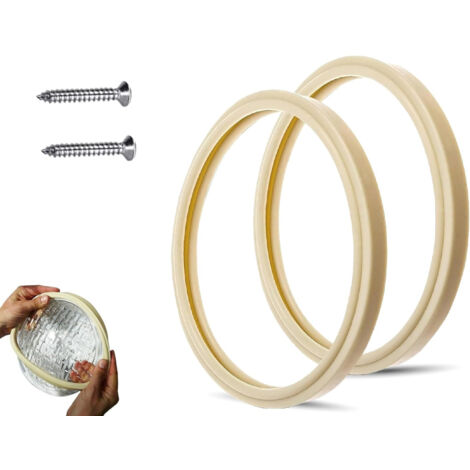 2 juntas impermeables para lente de lámpara de piscina, accesorios para Amerlite y Amerlite. (1/5)