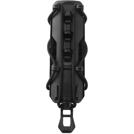Portabotellas para motocicleta, Protector de parachoques de liberación rápida ajustable, portavasos negro (1/5)