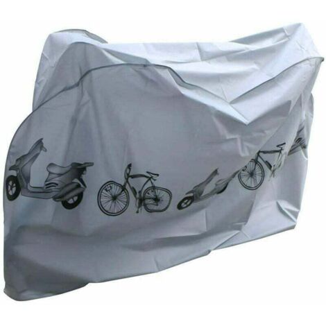 Funda impermeable para bicicletas, resistente a la lluvia, al polvo y al sol, 210 cm (1/4)