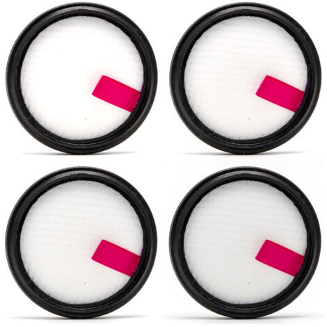 Paquete de 4 filtros de repuesto para aspiradoras inalámbricas Cecotec INSE K370 y N370 (sin bolsa). (1/4)