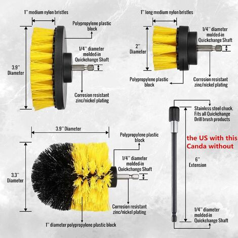 Cepillo coche nylon lavabus