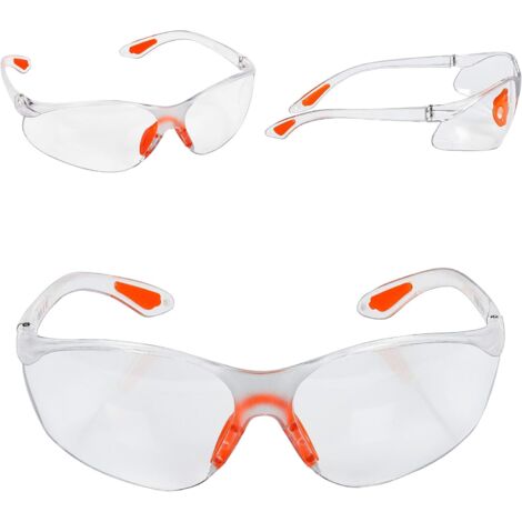 Pack De 6 Gafas De Protección Transparentes - Con Almohadillas De Goma, Para Trabajo, Bricolaje Y Deportes