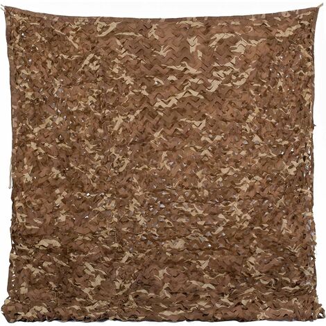ZOLGINAH Bosque Camuflaje Red Caza al Aire Libre Camuflaje Bosque Paisaje Militar Camuflaje Red Decoración Protector Solar,3X3M-Desierto