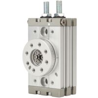 Cilindro neumático giratorio ajustable 0-190 grados aleación de aluminio de alta resistencia cilindro giratorio impermeable 10A