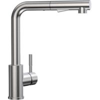 Grifo de cocina con rociador extraíble y 2 modos de rociado, mezclador de cocina con rociador extraíble giratorio de 360° (agua fría y caliente)