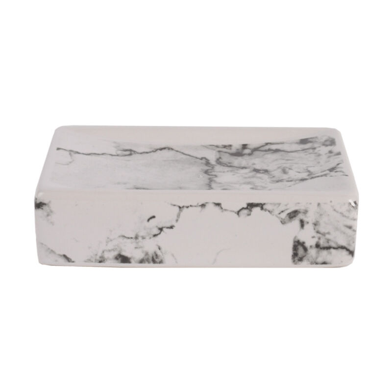 Portasapone Marmo Bianco - | Ecom