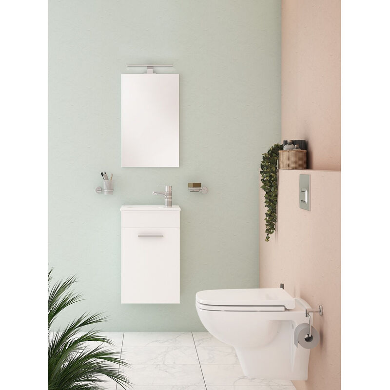 Vitra Mia Mobile lavabo 39x61x28 cm per bagno con specchio, lavabo