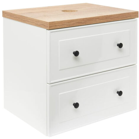 Naturel Mobile bagno Natural Forli 60x45x46 cm bianco (FORLI60BID)
