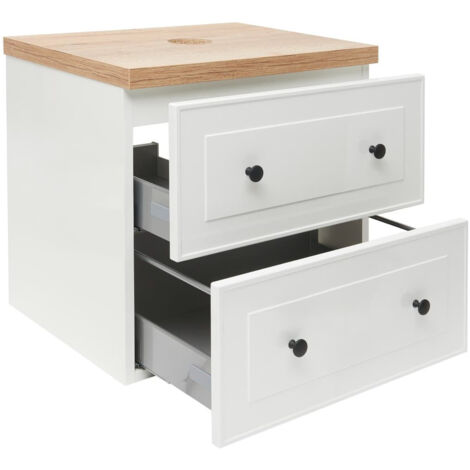 Naturel Mobile bagno Natural Forli 60x45x46 cm bianco (FORLI60BID)