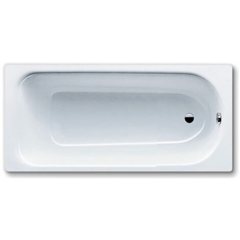 Kaldewei Eurowa Vasca rettangolare con piedini 150x70 cm in acciaio smaltato, bianco alpino (119600010001-SET)