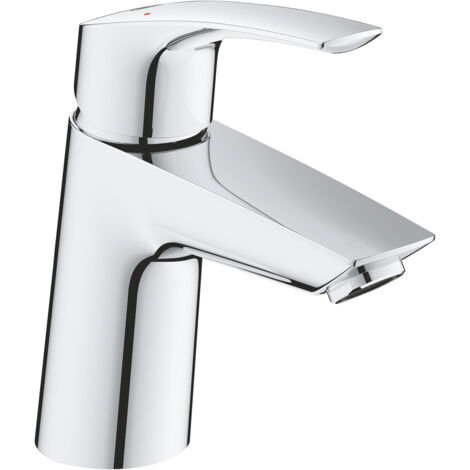 EUROSMART Miscelatore monocomando per lavabo Misura S, con scarico a scomparsa, cromo (23968003) (1/4)