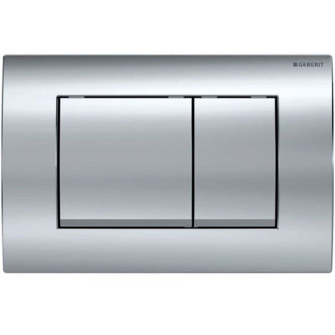 Geberit Delta30 Flush plate for dual flush, gloss chrome (115.137.21.1)