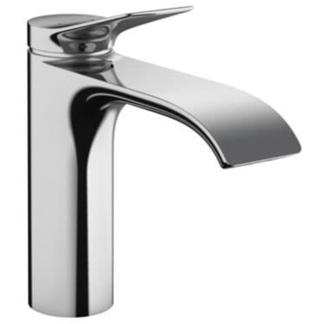 Vivenis Miscelatore monocomando per lavabo 110 con scarico a scomparsa, bocca a cascata, cromo (75020000) (1/5)