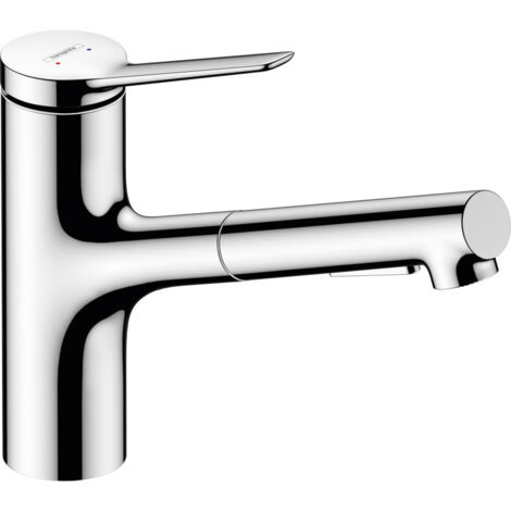 Hansgrohe Zesis M33 Miscelatore da cucina 150 con doccia estraibile a 2 getti, cromo (74800000) (1/5)