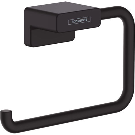 Hansgrohe AddStoris Porta carta igienica a parete, nero opaco (41771670) (1/4)