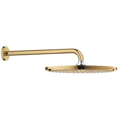 Grohe Rainshower Cosmopolitan 310 Set soffione e braccio doccia 380 mm, 1 getto, Cool Sunrise (26066GL0) (1/5)