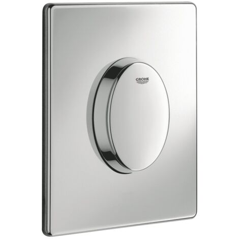 Grohe 38564000 Skate Air Piastra di Azionamento WC, Mono Sciacquo, Cromo