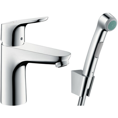 Hansgrohe Focus E2 - Miscelatore 100 da lavabo, con doccetta Bidette, cromato 31927000