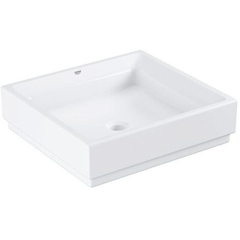 Grohe Cube Lavabo a colonna in ceramica 50 cm, bianco alpino (3948100H) (1/4)