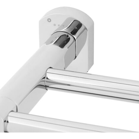 EMCO Portasciugamani Rotondo A Braccio Singolo - Cromato - Da Parete 29,9 Cm - Accessorio Bagno Moderno