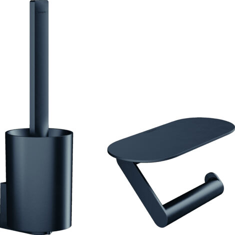 Set di accessori per WC WallStoris, nero opaco (27969670) (1/5)