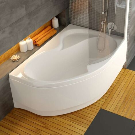 Ravak Grembiule per vasca da bagno in acrilico bianco Rosa II, orientamento  destro, 170 cm (CZ41200AN0)