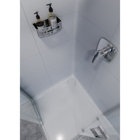 Swiss Aqua Technologies Cestello doccia in acciaio inox 22 cm, cromo e