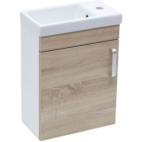 Naturel Vario Dekor Set Pensile 40x50cm, Rovere + Lavabo in ceramica (VARIO240BIDB) (1/2)