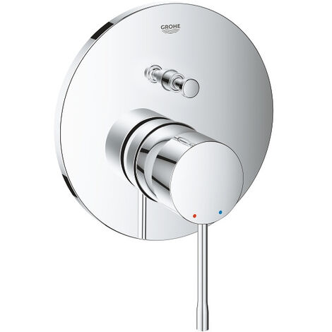 Miscelatore monocomando a 2 vie con deviatore SOLO PARTE ESTERNA Essence Grohe 24058001 (1/10)