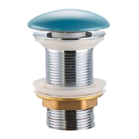 Swiss Aqua Technologies Piletta Infinitio 5/4' a flusso libero senza troppopieno per lavabi e lavabi, blu opaco (PZATKALBLM)
