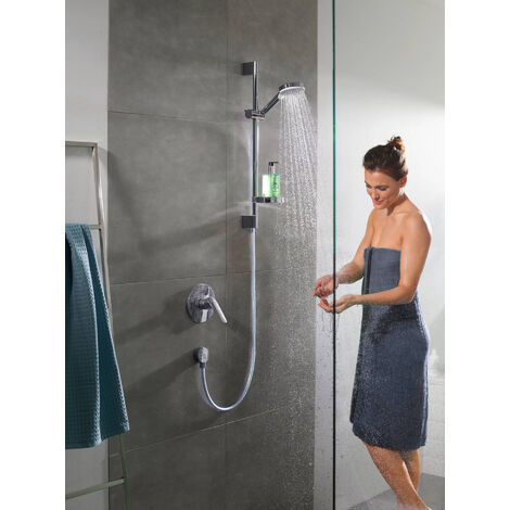 Hansgrohe Ecostat universal Pack Miscelatore termostatico vasca/doccia +  Set doccia Crometta Vario con portasapone (13123000