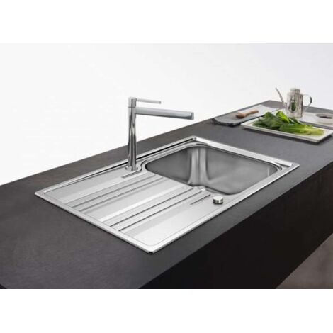 Franke Planar Stainless Steel 500mm Undermount Single Bowl Sink - PZX