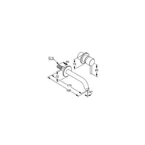 Kludi Bozz Miscelatore Lavabo Incasso Set