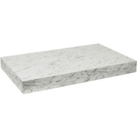 Egger Piano lavabo naturale 83,5x8x50 cm, effetto marmo bianco (DO8050MCB)