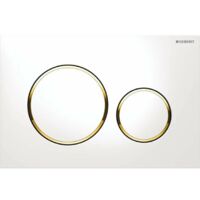 Sciacquone Sigma 20 bianco / oro (115.882.KK.1)